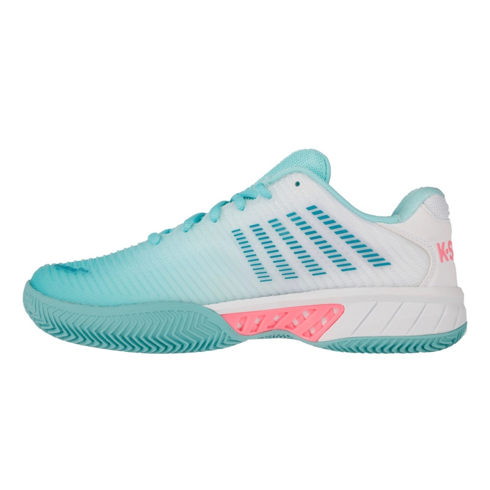 K-Swiss Hypercourt Express (Women’s 9.5) (Turquoise, White)